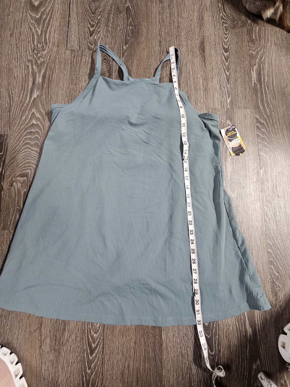 Avia Light Blue Ribbed Short Under - Picture 2 of 8